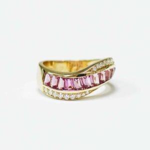 White Gold Diamond Semi-Eternity Band