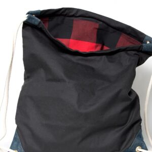 maspeth canvas drawstring bag handmade in brooklyn