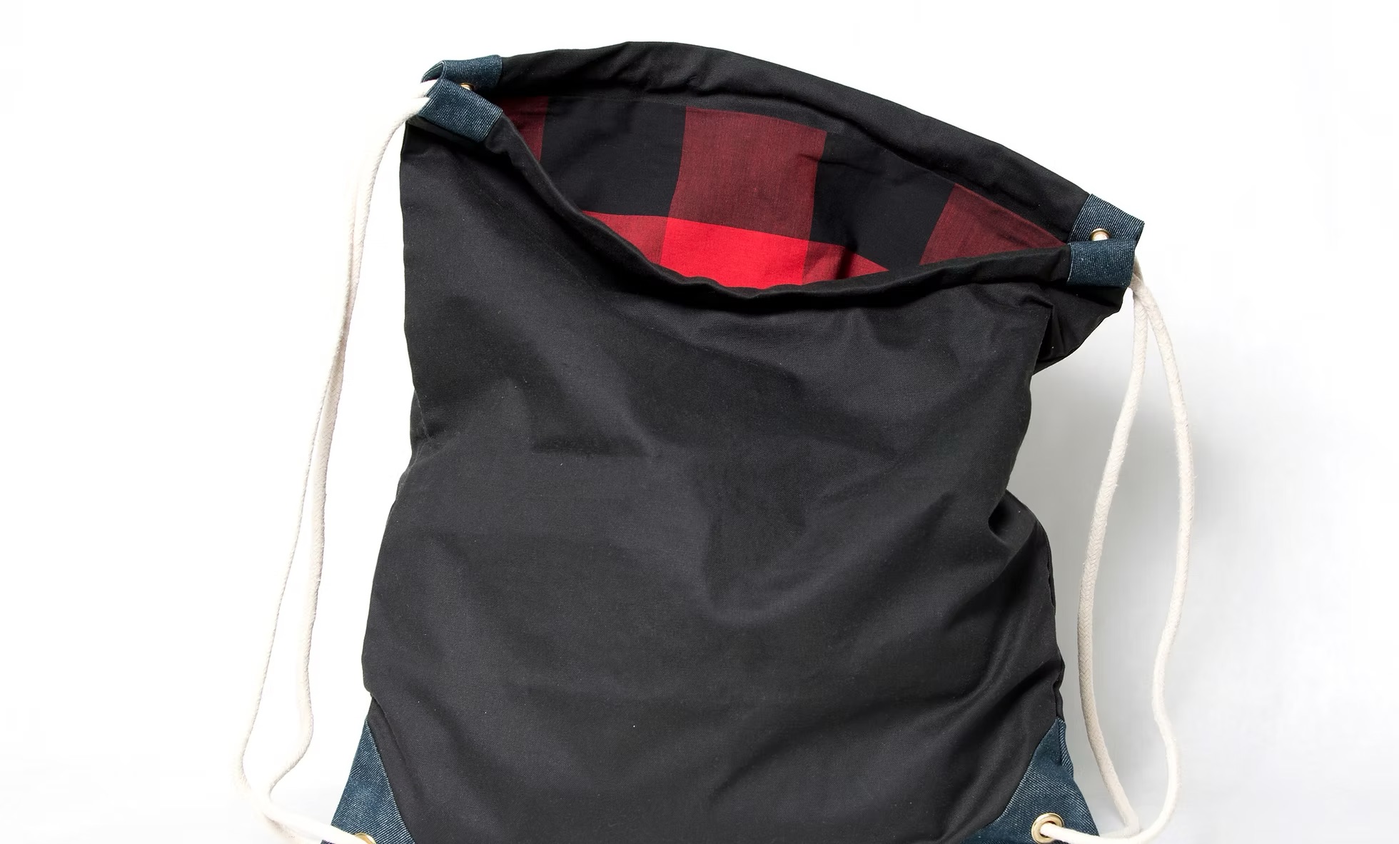 maspeth canvas drawstring bag handmade in brooklyn