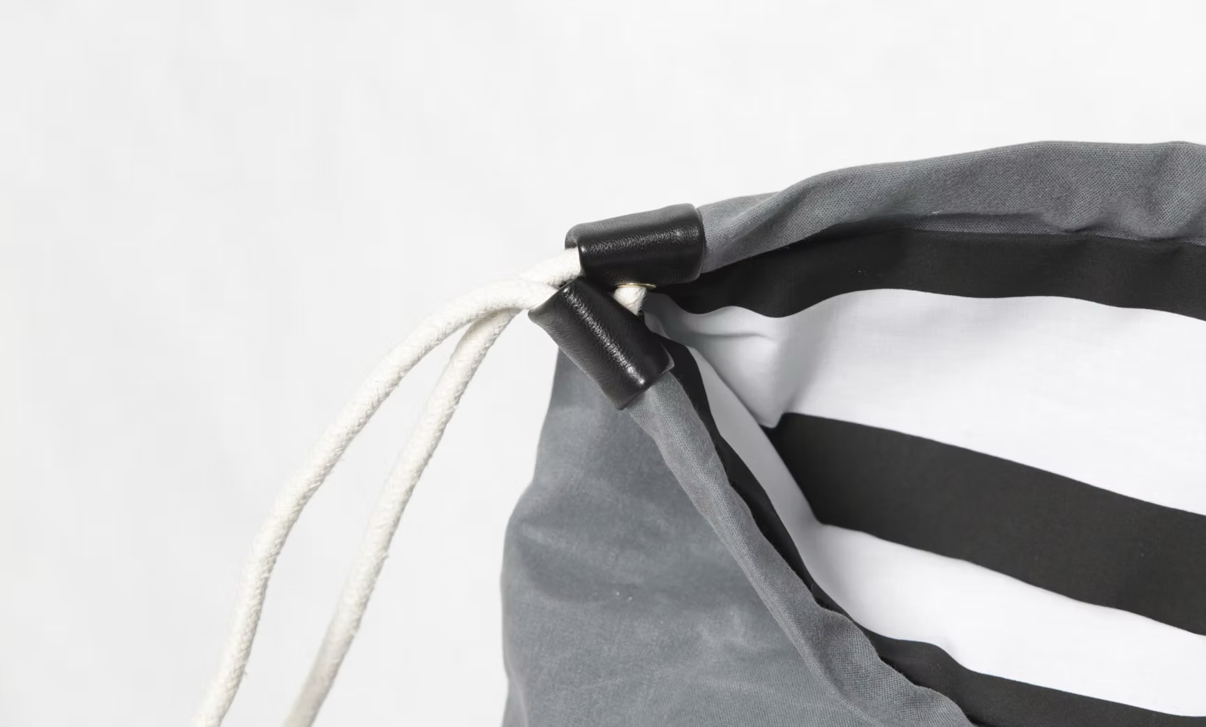 skillman waxed canvas drawstring bag handmade in brooklyn