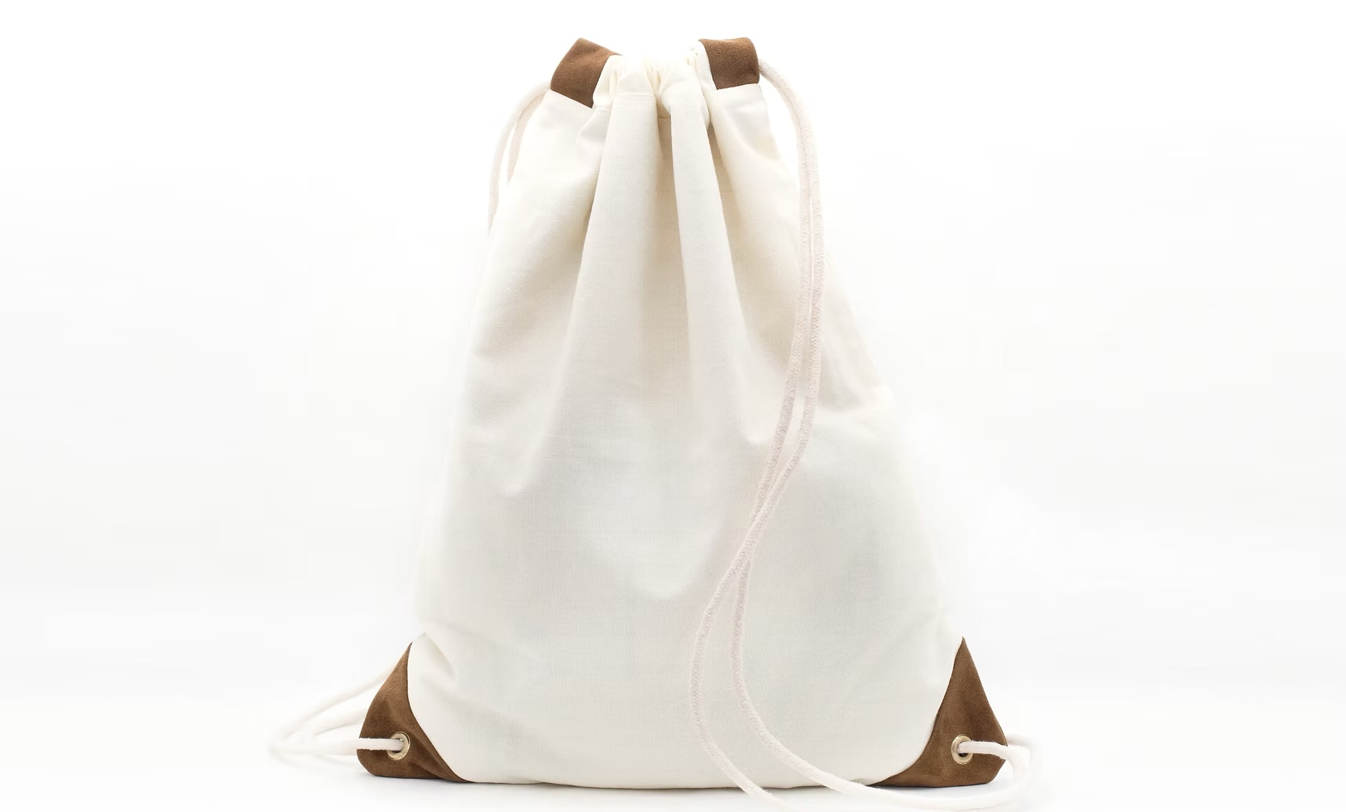 havemeyer off-white canvas drawstring bag handmade in brooklyn