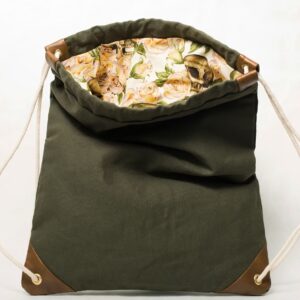 bogart canvas drawstring bag handmade in brooklyn