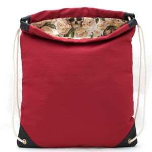 graham canvas drawstring bag handmade in brooklyn